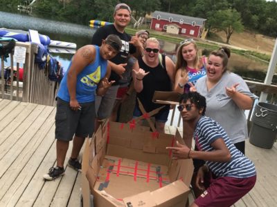 spiritual retreat boat building