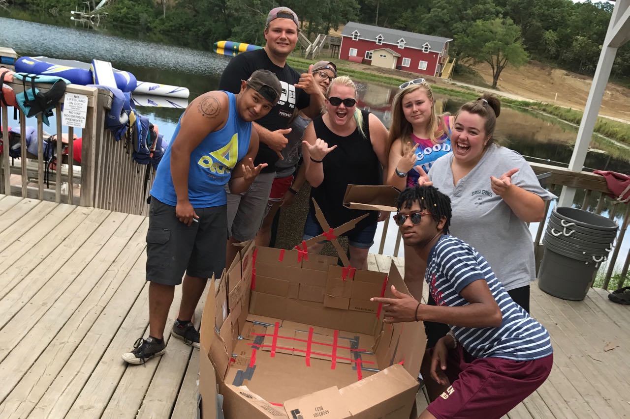 spiritual retreat boat building